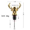Deer Shape Wine Pourer with size