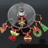 wine glass charms metal christmas gift