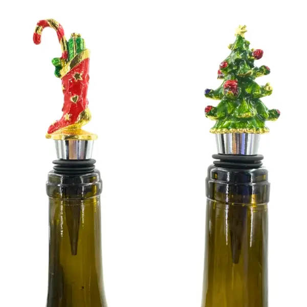 christmas tree wine stopper