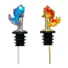metal fish wine pourer stainless steel