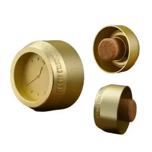 metal gold shape wine cap (1) Metal Screw Caps For Wine Bottles Bulk Customize Factory Zamak Cap