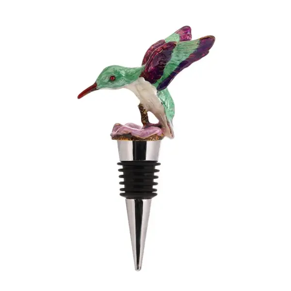 bird metal wine stoppers zamak