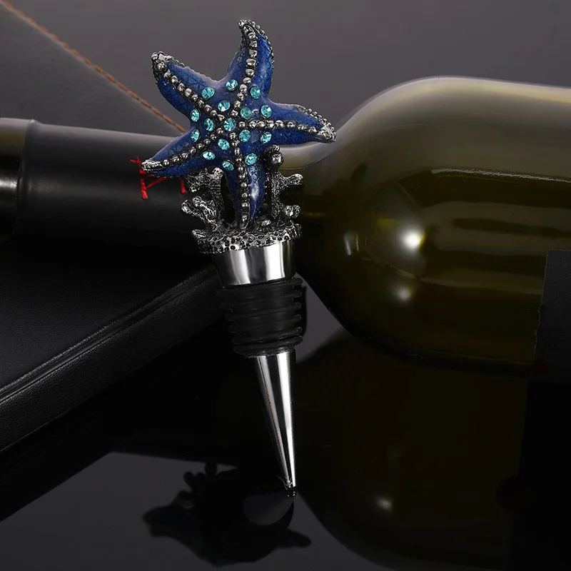 starfish shape wine stoppers