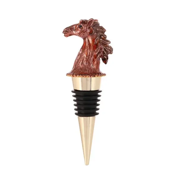 shape wine stopper horse