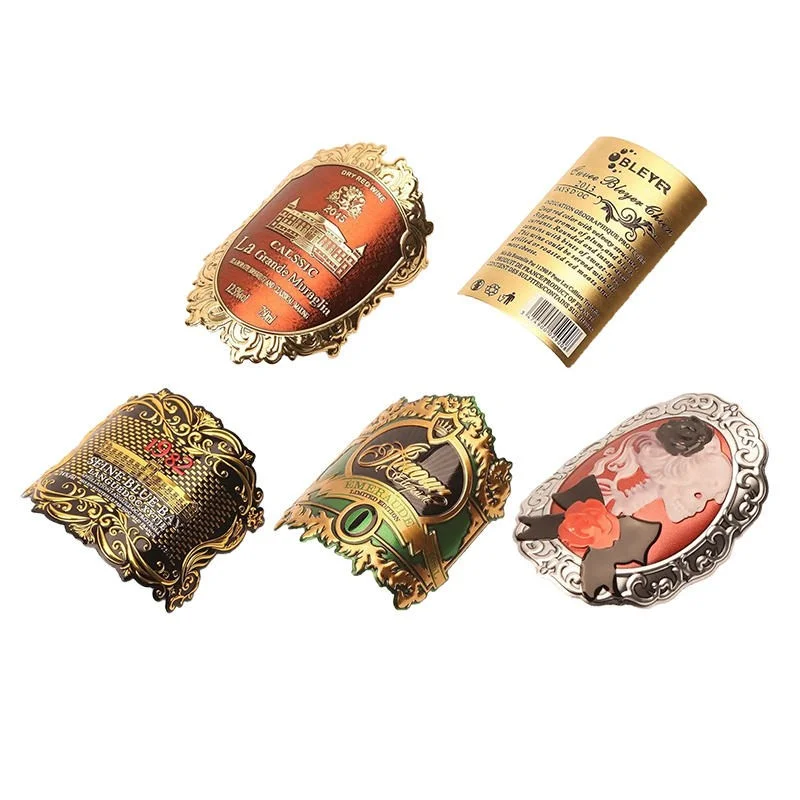 wine metal label 12