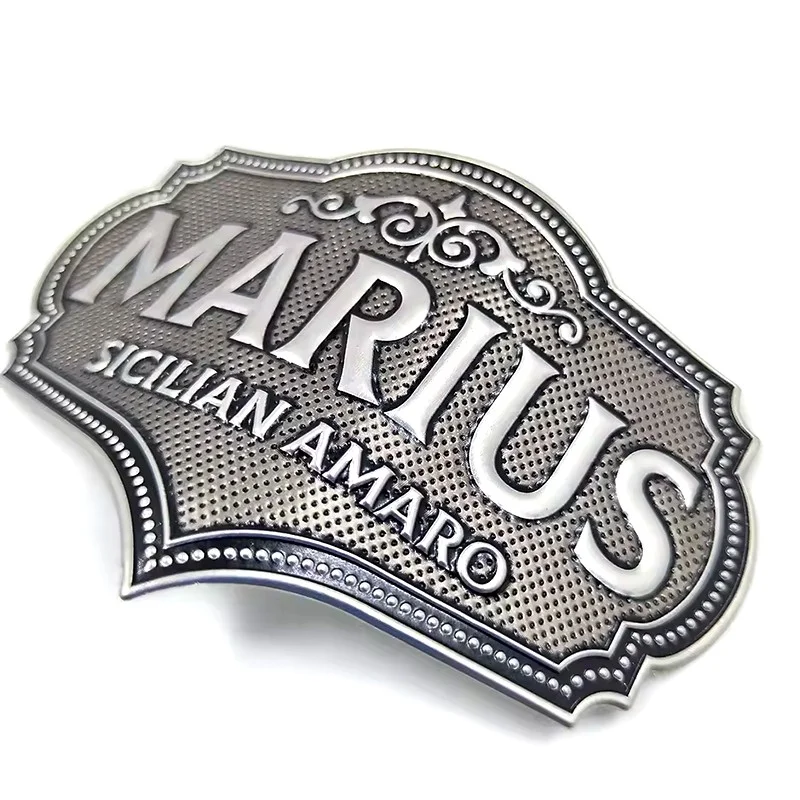 wine metal label 9