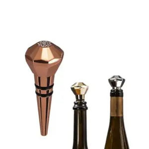 custom metal wine stopper