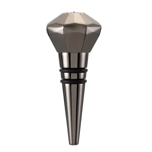black wine stopper