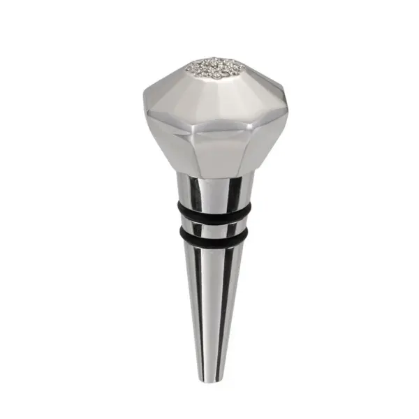 silver wine stopper